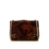 Jerome Dreyfuss Eliot mini shoulder bag in brown python - 360 thumbnail