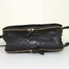 Jerome Dreyfuss Igor shoulder bag in black python and black leather - Detail D4 thumbnail