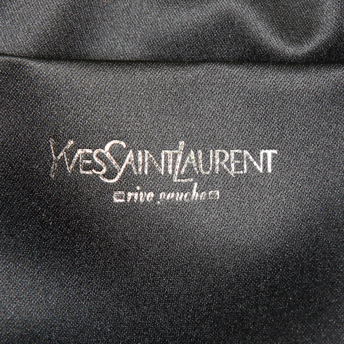 Sac porté épaule Saint Laurent Le Sixième en cuir noir - Detail D3