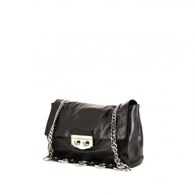 Saint Laurent Le Sixième shoulder bag in black leather