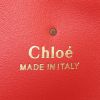 Chloé Baylee shoulder bag in red, coral and brown tricolor leather - Detail D4 thumbnail
