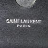 Borsa Saint Laurent Enveloppe in pelle verniciata nera con motivo a spina di pesce - Detail D3 thumbnail