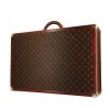 Louis Vuitton Bisten rigid suitcase in monogram canvas and brown lozine (vulcanised fibre) - 00pp thumbnail