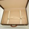 Louis Vuitton Bisten rigid suitcase in monogram canvas and brown lozine (vulcanised fibre) - Detail D3 thumbnail