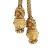 Flexible braided Lalaounis necklace in yellow gold and ruby - Detail D2 thumbnail