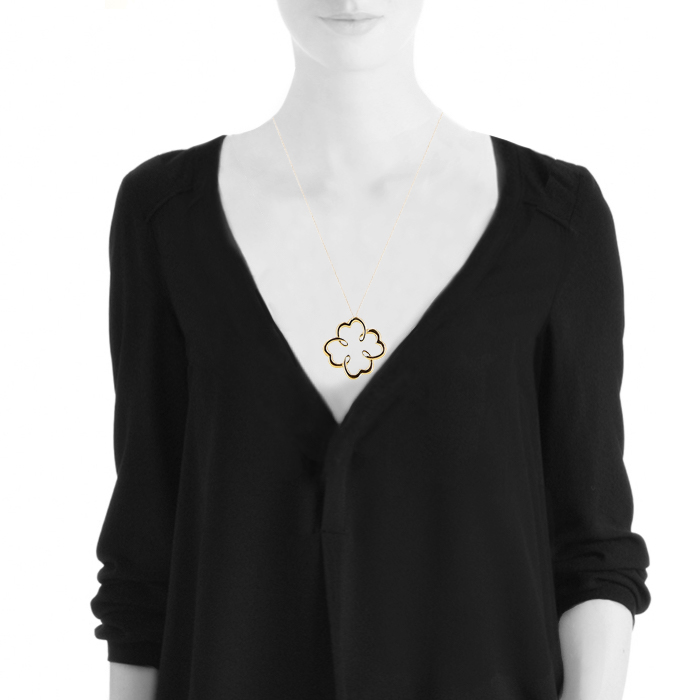 Tiffany & Co necklace in yellow gold - Detail D1