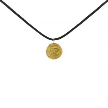 Van Cleef & Arpels, by Georges Lenfant, "Pisces" Zodiaque 1970's pendant in yellow gold