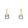 Pomellato earrings in yellow gold,  white gold and diamonds - 00pp thumbnail