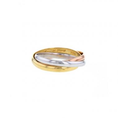 Sortija Cartier Trinity modelo pequeño en 3 oros