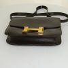 Hermes Constance bag worn on the shoulder or carried in the hand in chocolate brown box leather - Detail D5 thumbnail