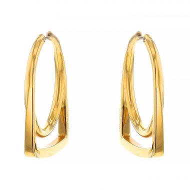 Fred Success hoop earrings in yellow gold