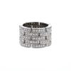 Cartier Maillon Panthère large model ring in white gold and diamonds - 00pp thumbnail
