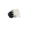 Chanel Camelia ring in white gold,  onyx and agate and in diamonds - 00pp thumbnail