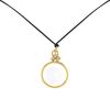 Piaget 1990's pendant in yellow gold,  diamonds and rock crystal - 00pp thumbnail