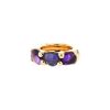 Pomellato ring in yellow gold and colored stones - 00pp thumbnail