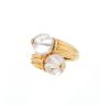 Boucheron 1980's ring in yellow gold and rock crystal - 00pp thumbnail