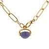 Pomellato Luna necklace in pink gold and chalcedony - 00pp thumbnail