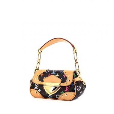 Borsa Louis Vuitton Beverly modello piccolo in tela monogram cerata multicolore e pelle naturale