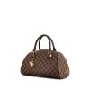 Louis Vuitton Ribera handbag in brown damier canvas and brown leather - 00pp thumbnail