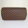 Louis Vuitton Ribera handbag in brown damier canvas and brown leather - Detail D4 thumbnail