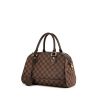 Louis Vuitton Duomo handbag in brown damier canvas and brown leather - 00pp thumbnail