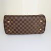 Louis Vuitton Duomo handbag in brown damier canvas and brown leather - Detail D5 thumbnail