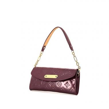 Louis Vuitton pouch in purple monogram patent leather