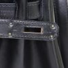 Hermes Kelly 32 cm bag in black box leather - Detail D5 thumbnail