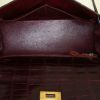 Bolso de mano Hermès  Kelly 28 cm en cocodrilo niloticus rojo - Detail D3 thumbnail