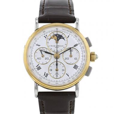 Montre Baume 
Mercier Vintage en or et acier Ref :  6102 099 Vers  1960