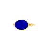 Vintage ring in yellow gold and lapis-lazuli - 00pp thumbnail