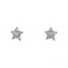 Paire de clous d'oreilles Chanel Comètes en or blanc et diamants - 00pp thumbnail