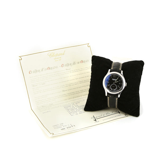 Montre Chopard L.U.C en or blanc Ref : 1875 Vers 2011 - Detail D3