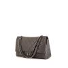 Chanel shoulder bag in grey leather - 00pp thumbnail