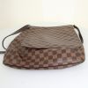 Louis Vuitton Musette Salsa shoulder bag in brown damier canvas and brown leather - Detail D4 thumbnail