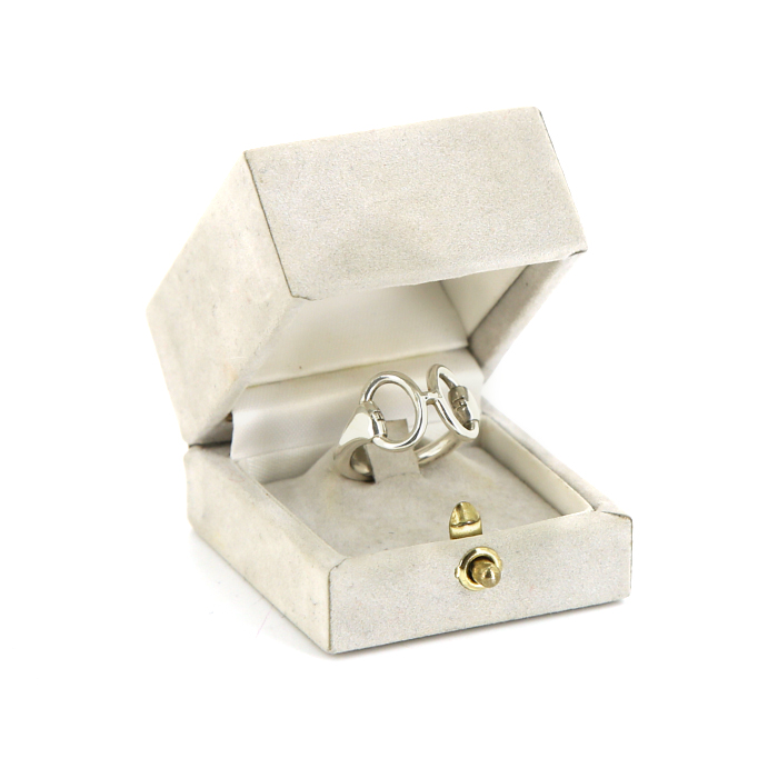 Bague Hermes Nausica en argent - Detail D2