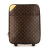 Valigia flessibile Louis Vuitton Pegase in tela monogram marrone e pelle naturale - 360 thumbnail