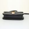 Bolso para llevar al hombro Céline Classic Box en cuero granulado negro - Detail D4 thumbnail