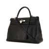 Hermès Kelly 35 cm handbag in black togo leather - 00pp thumbnail