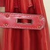 Hermes Kelly 32 cm shoulder bag in red box leather - Detail D5 thumbnail