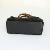 Bambou handbag in black suede and black leather - Detail D4 thumbnail