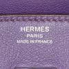Bolso de mano Hermes Birkin 25 cm en cuero swift violeta - Detail D3 thumbnail