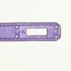 Bolso de mano Hermes Birkin 25 cm en cuero swift violeta - Detail D4 thumbnail