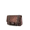 Chanel bag in brown quilted iridescent leather - 00pp thumbnail