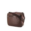 Louis Vuitton Spencer shoulder bag in brown damier canvas and brown leather - 00pp thumbnail