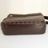 Louis Vuitton Spencer shoulder bag in brown damier canvas and brown leather - Detail D4 thumbnail