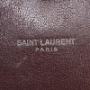 Bolso de mano Saint Laurent College en cuero morado - Detail D4 thumbnail