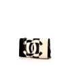 Bolso bandolera Chanel Editions Limitées en cuero negro y blanco - 00pp thumbnail