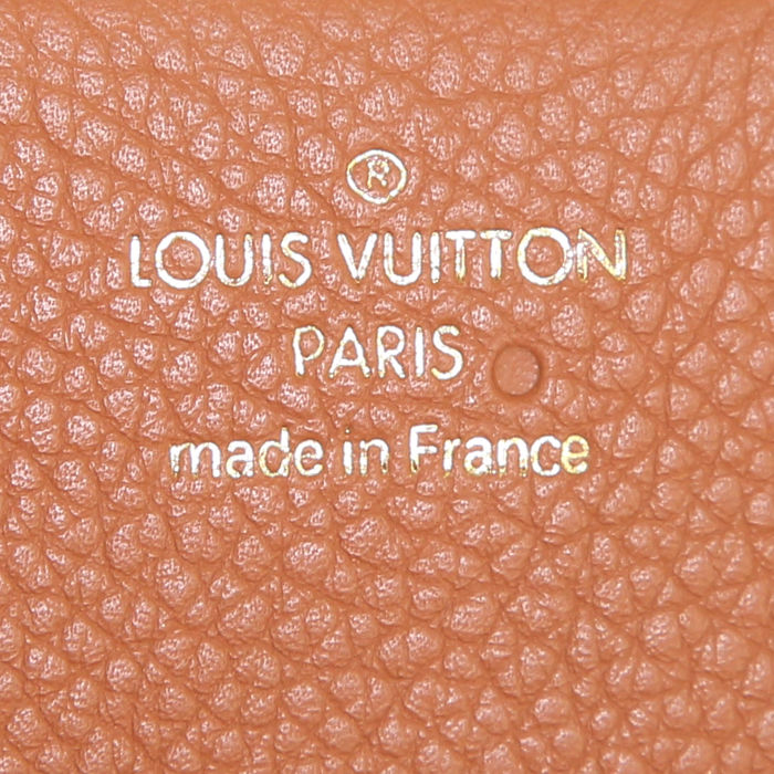 Sac à main Louis Vuitton Eden en toile monogram marron et cuir marron - Detail D4