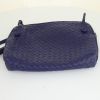 Bottega Veneta Nodini shoulder bag in blue braided leather - Detail D4 thumbnail